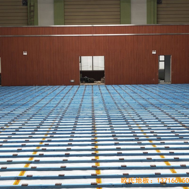 山西晋中榆次王湖小学体育地板铺装案例