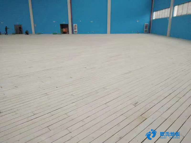 北海体育木地板施工工艺