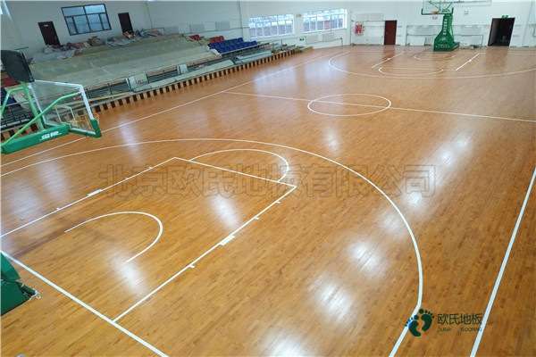 国标体育馆木地板施工流程2