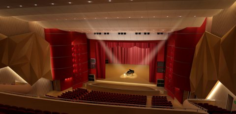 学校俄勒冈松舞台运动场地木地板施工流程
